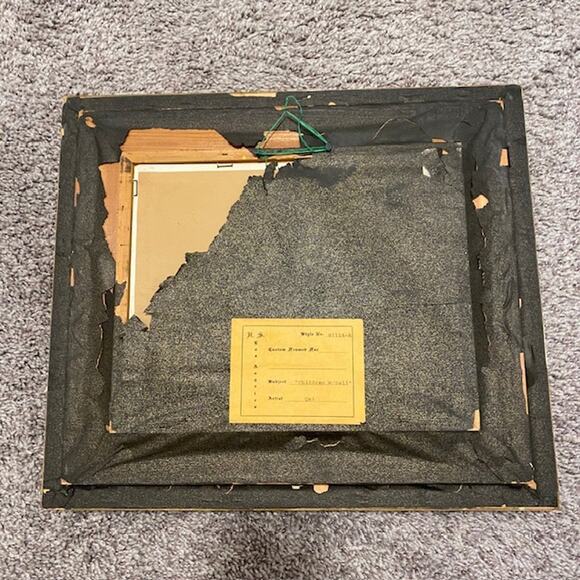 Children With Ball Oil Painting Original Artist Qai 1974-1976 M. Field's Chicago - Picture 2 of 15